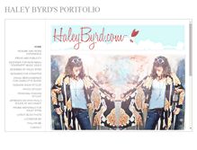 Tablet Screenshot of haleybyrd.com